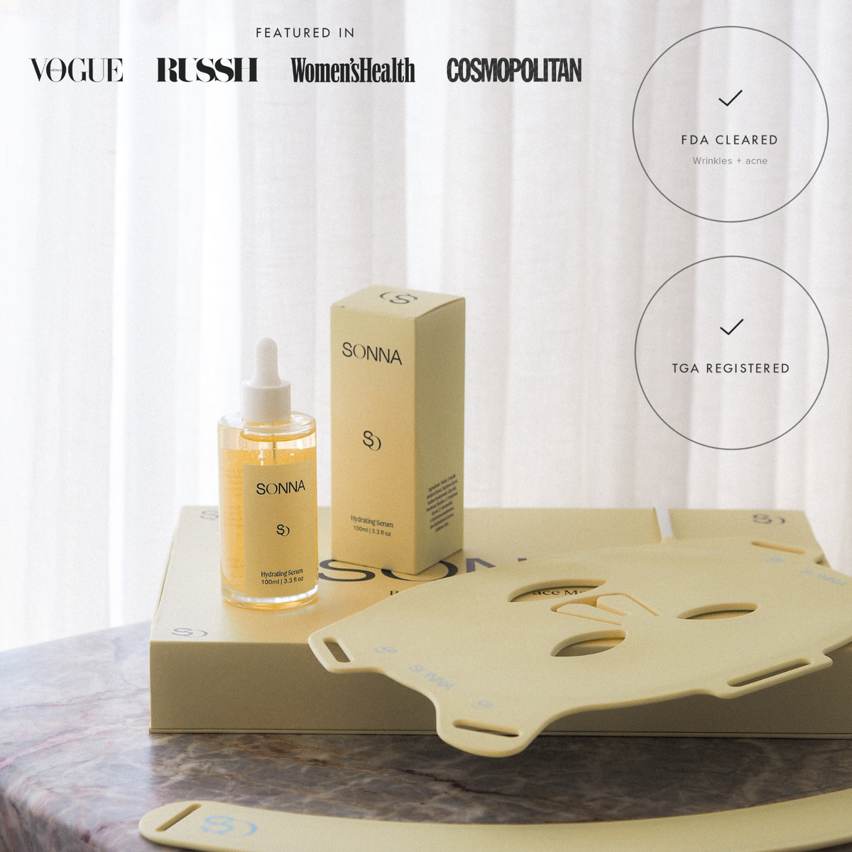 The Sonna Mask + Décolletage + Serum Bundle
